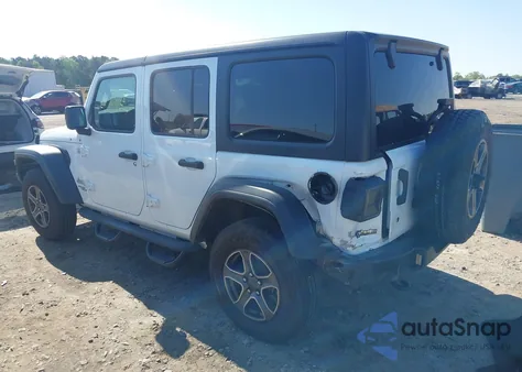 2018 Jeep Wrangler Unlimited Sport S 4X4 из США, поврежденный, VIN 1C4HJXDG0JW142895